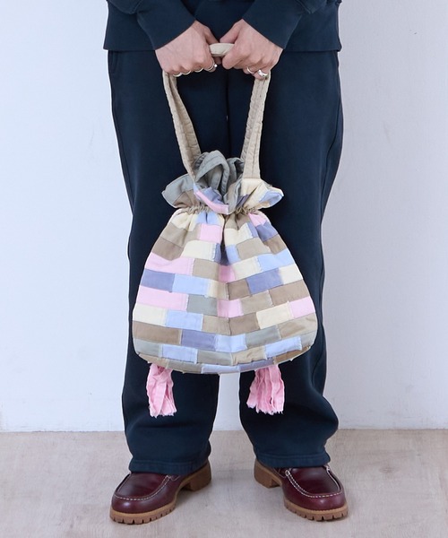 1/2 HALF（ニブンノイチハーフ）の「1/2HALF PATCHWORK-TOTE（トートバッグ・メンズ・その他2/その他1・FREE）」の8枚目の写真