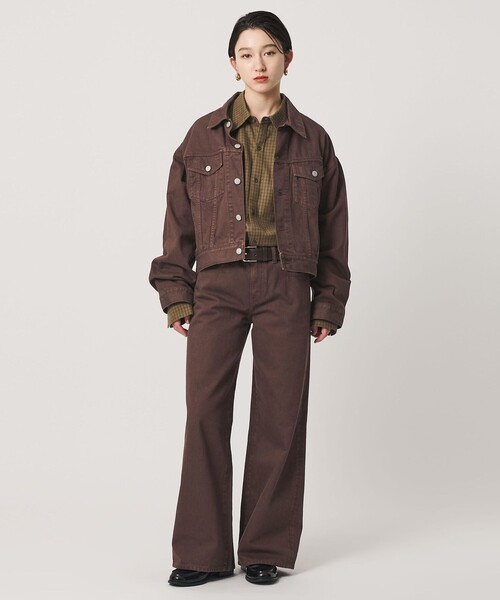 ER(イーアール)の「<ER>DOCTOR HONZAWA DENIM デニムパンツ(デニムパンツ・レディース・ダークブラウン/ロイヤルブルー・S/M/L)」の2枚目の写真