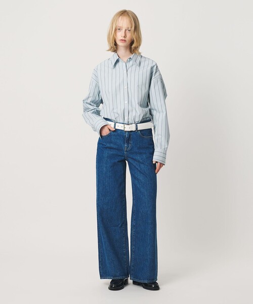ER(イーアール)の「<ER>DOCTOR HONZAWA DENIM デニムパンツ(デニムパンツ・レディース・ダークブラウン/ロイヤルブルー・S/M/L)」の3枚目の写真