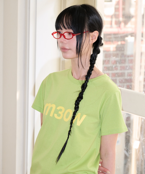 ITZAVIBE(イッザバイブ)の「M3OW SLIM T SHIRT - GREEN(Tシャツ/カットソー・レディース・その他・FREE)」の3枚目の写真