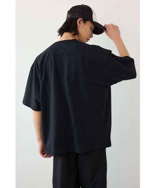 RODEO CROWNS WIDE BOWL(ロデオクラウンズワイドボウル)の「エンボスデニムロゴTシャツ(Tシャツ/カットソー・メンズ・ブラック/スモークピンク/ホワイト・MEDIUM/LARGE)」の16枚目の写真
