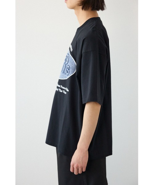RODEO CROWNS WIDE BOWL(ロデオクラウンズワイドボウル)の「エンボスデニムロゴTシャツ(Tシャツ/カットソー・メンズ・ブラック/スモークピンク/ホワイト・MEDIUM/LARGE)」の20枚目の写真