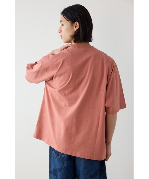 RODEO CROWNS WIDE BOWL(ロデオクラウンズワイドボウル)の「エンボスデニムロゴTシャツ(Tシャツ/カットソー・メンズ・ブラック/スモークピンク/ホワイト・MEDIUM/LARGE)」の6枚目の写真