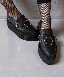 Jeffrey Campbell｜ジェフリーキャンベルのローファー（ブラック/黒色