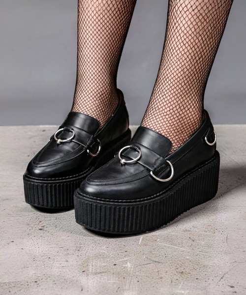 リングデザイン 厚底ローファー Charla Tedrick│Jeffrey Campbell