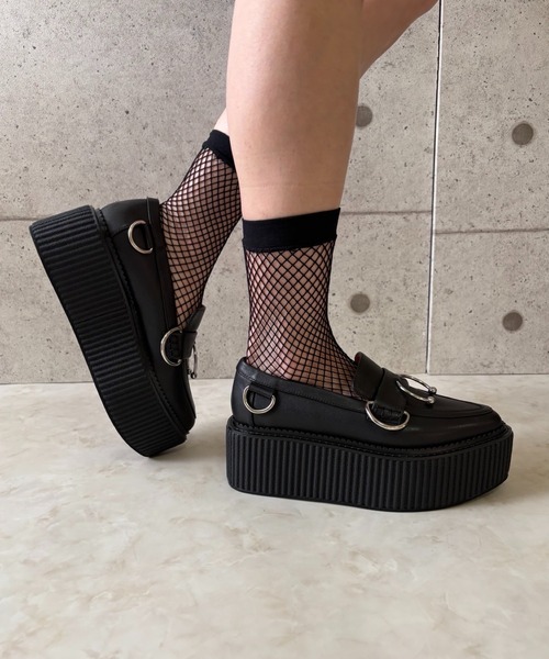 リングデザイン 厚底ローファー Charla Tedrick│Jeffrey Campbell