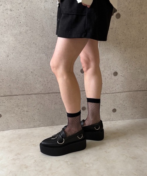 リングデザイン 厚底ローファー Charla Tedrick│Jeffrey Campbell