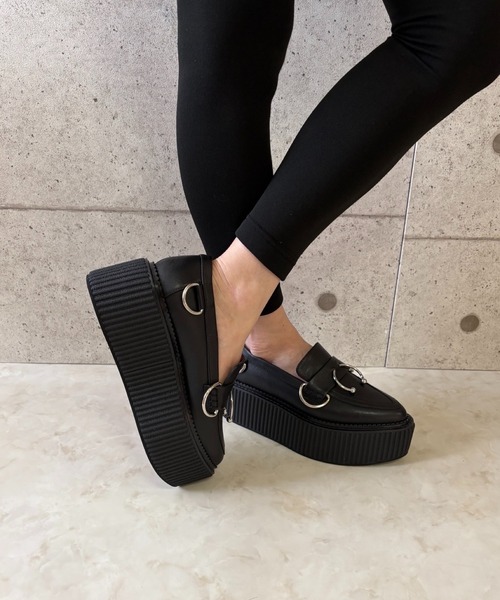 リングデザイン 厚底ローファー Charla Tedrick│Jeffrey Campbell