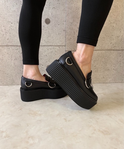 リングデザイン 厚底ローファー Charla Tedrick│Jeffrey Campbell