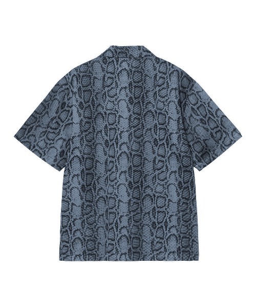 Carhartt WIP(カーハートダブリューアイピー)の「Carhartt WIP SNAKE CAMO SHIRT(カーハートワークインプログレス スネークカモシャツ)(シャツ/ブラウス・メンズ・ブルー系/カモフラージュ・X-LARGE/LARGE/MEDIUM/SMALL)」の6枚目の写真