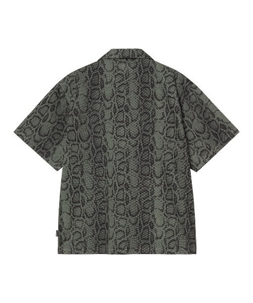 Carhartt WIP(カーハートダブリューアイピー)の「Carhartt WIP SNAKE CAMO SHIRT(カーハートワークインプログレス スネークカモシャツ)(シャツ/ブラウス・メンズ・ブルー系/カモフラージュ・X-LARGE/LARGE/MEDIUM/SMALL)」の4枚目の写真