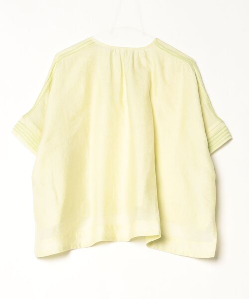 EGLANTINE(エグランティーヌ)の「EGLANTINE パステルカラー半袖ブラウス(シャツ/ブラウス・レディース・サックスブルー/ライム/ラベンダー・38)」の20枚目の写真