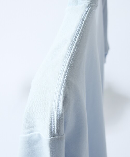 ABAHOUSE GRAY(アバハウスグレイ)の「【抗菌防臭/UVカット】シルキーポンチ 半袖Tシャツ(Tシャツ/カットソー・メンズ・チャコールグレー/サックスブルー/ホワイト/ブラック/グレイッシュベージュ/モスグリーン・50/48/46/44)」の18枚目の写真