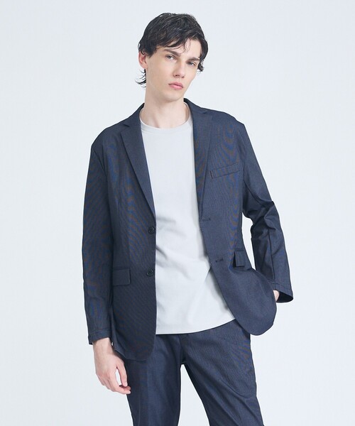 ABAHOUSE GRAY(アバハウスグレイ)の「【抗菌防臭/UVカット】シルキーポンチ 半袖Tシャツ(Tシャツ/カットソー・メンズ・チャコールグレー/サックスブルー/ホワイト/ブラック/グレイッシュベージュ/モスグリーン・50/48/46/44)」の13枚目の写真
