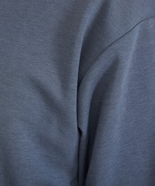 ABAHOUSE GRAY(アバハウスグレイ)の「【抗菌防臭/UVカット】シルキーポンチ 半袖Tシャツ(Tシャツ/カットソー・メンズ・チャコールグレー/サックスブルー/ホワイト/ブラック/グレイッシュベージュ/モスグリーン・50/48/46/44)」の22枚目の写真