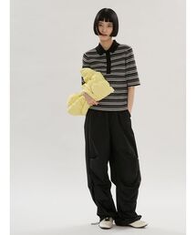 emmi（エミ）の「ギャザーディテールナイロンイージーパンツ【セットアップ対応】（その他パンツ）」