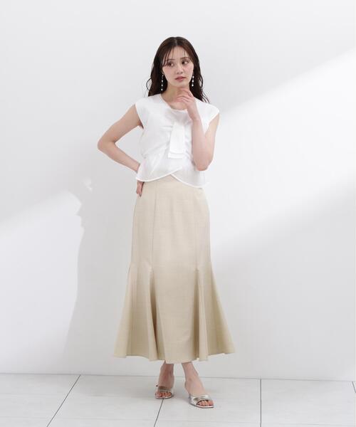 PROPORTION BODY DRESSING(プロポーションボディドレッシング)の「ビスチェ付きニットトップス / 1216170501(ニット/セーター・レディース・ホワイト/ブルー/パープル・FREE)」の6枚目の写真