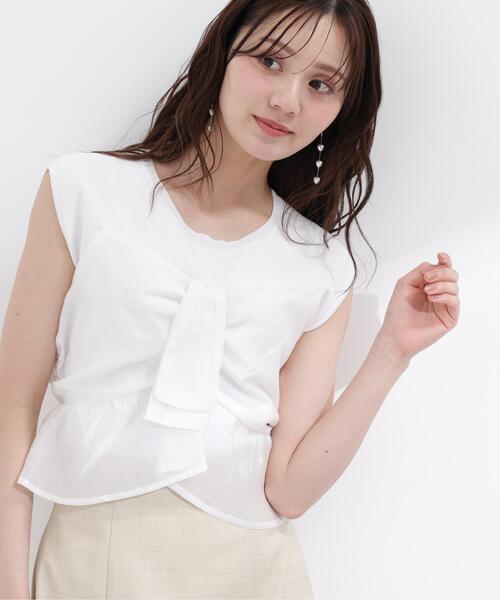 PROPORTION BODY DRESSING(プロポーションボディドレッシング)の「ビスチェ付きニットトップス / 1216170501(ニット/セーター・レディース・ホワイト/ブルー/パープル・FREE)」の8枚目の写真