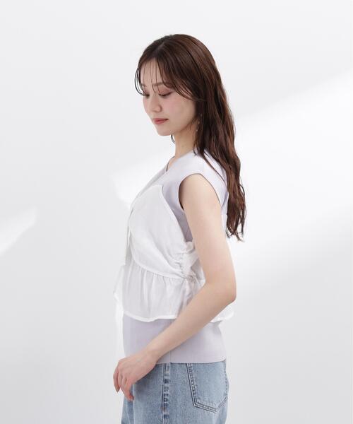 PROPORTION BODY DRESSING(プロポーションボディドレッシング)の「ビスチェ付きニットトップス / 1216170501(ニット/セーター・レディース・ホワイト/ブルー/パープル・FREE)」の17枚目の写真