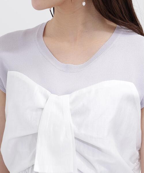 PROPORTION BODY DRESSING(プロポーションボディドレッシング)の「ビスチェ付きニットトップス / 1216170501(ニット/セーター・レディース・ホワイト/ブルー/パープル・FREE)」の19枚目の写真