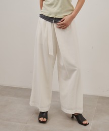 【CITY TOKYO/シティートウキョウ】Linen Wrap Pants/リネンラップパンツ
