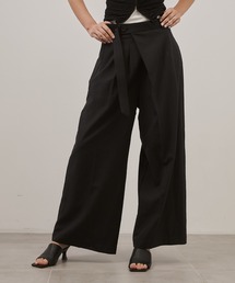 CITY TOKYO | 【CITY TOKYO/シティートウキョウ】Linen Wrap Pants/リネンラップパンツ(スラックス)