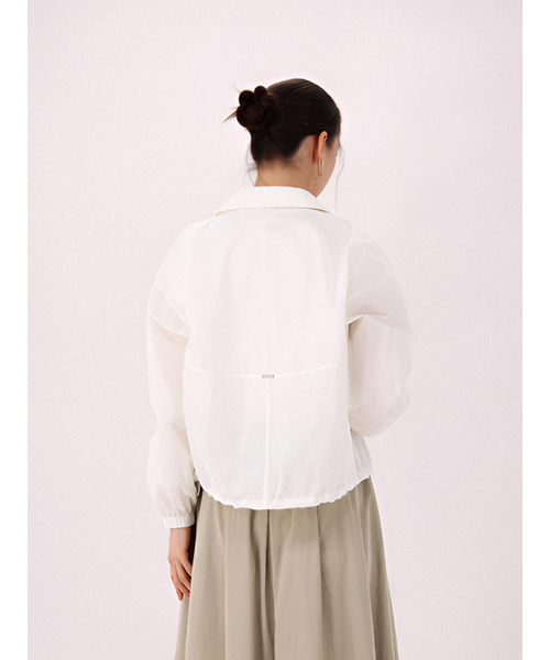 ACUD(アクド)の「Crispy Cropped Shirt _White(シャツ/ブラウス・レディース・ホワイト・FREE)」の5枚目の写真