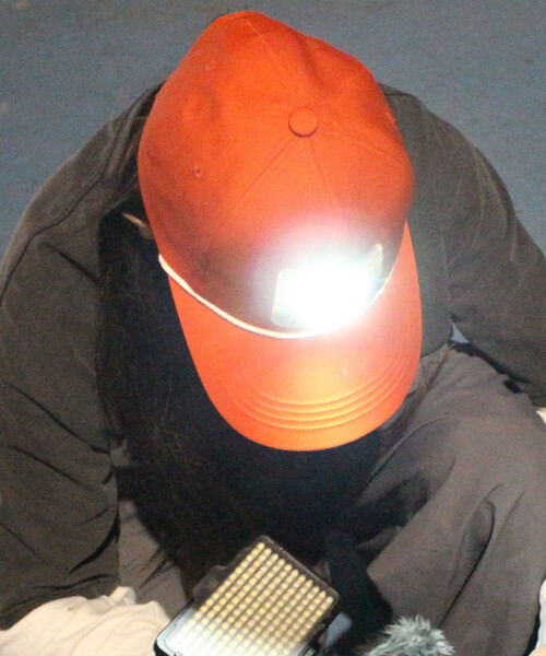 POLeR（ポーラー）の「POLeR × FREAK'S STORE/ポーラー × フリークスストア 別注 3rd Eye Calling Cap（キャップ・メンズ・ブラック/オレンジ・ONE SIZE）」の7枚目の写真