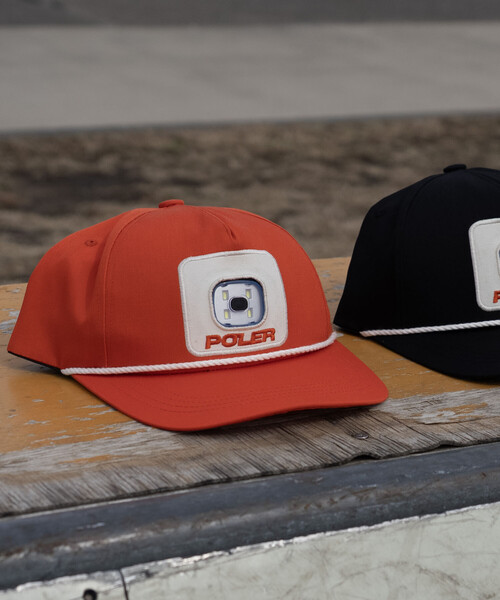 POLeR（ポーラー）の「POLeR × FREAK'S STORE/ポーラー × フリークスストア 別注 3rd Eye Calling Cap（キャップ・メンズ・ブラック/オレンジ・ONE SIZE）」の12枚目の写真