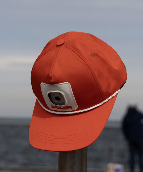 POLeR（ポーラー）の「POLeR × FREAK'S STORE/ポーラー × フリークスストア 別注 3rd Eye Calling Cap（キャップ・メンズ・ブラック/オレンジ・ONE SIZE）」の14枚目の写真