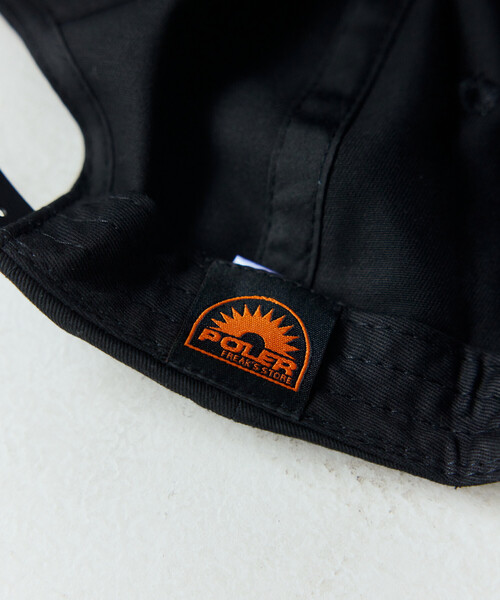 POLeR(ポーラー)の「POLeR × FREAK'S STORE/ポーラー × フリークスストア 別注 3rd Eye Calling Cap(キャップ・メンズ・ブラック/オレンジ・ONE SIZE)」の3枚目の写真