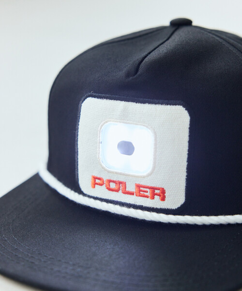 POLeR(ポーラー)の「POLeR × FREAK'S STORE/ポーラー × フリークスストア 別注 3rd Eye Calling Cap(キャップ・メンズ・ブラック/オレンジ・ONE SIZE)」の5枚目の写真