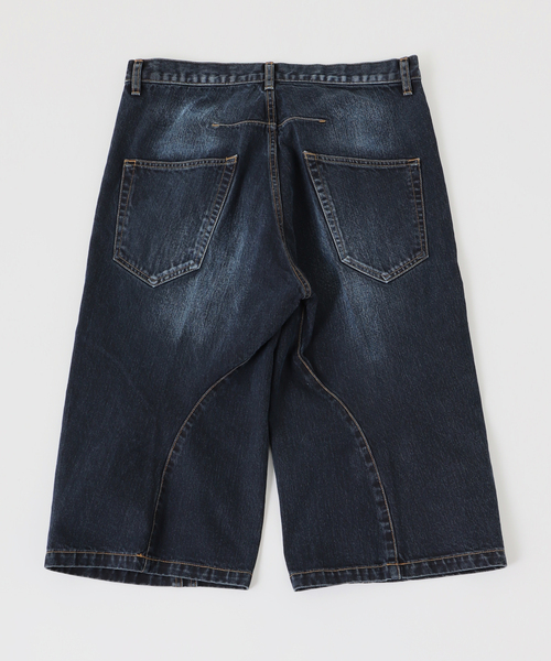 NVRFRGT / ネヴァーフォーゲット 3D TWISTED JORTS/DARK FADED INDI