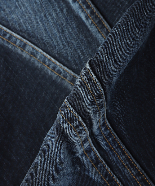 NVRFRGT(ネヴァーフォーゲット)の「NVRFRGT / ネヴァーフォーゲット 3D TWISTED JORTS/DARK FADED INDI(デニムパンツ・メンズ・ダークブルー・3/2)」の7枚目の写真