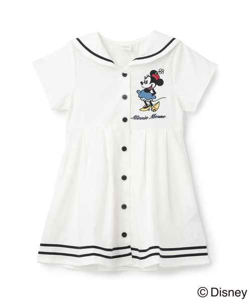 petit main(プティマイン)の「【Disney】セーラーワンピース(シャツワンピース・キッズ・レッド/オフホワイト・80cm/90cm/110cm/100cm/120cm/130cm)」の9枚目の写真
