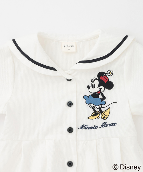 petit main(プティマイン)の「【Disney】セーラーワンピース(シャツワンピース・キッズ・レッド/オフホワイト・80cm/90cm/110cm/100cm/120cm/130cm)」の11枚目の写真