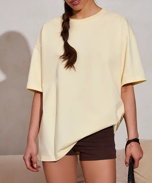 Girly Doll(ガーリードール)の「バックプリントホエールTシャツ(Tシャツ/カットソー・レディース・ライトベージュ・F)」の7枚目の写真