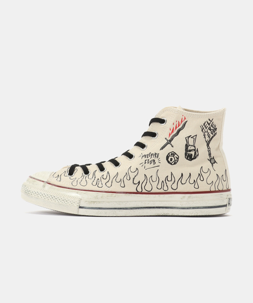 CONVERSE(コンバース)の「CONVERSE ALL STAR AGED 87 HC HI / STRANGER THINGS 5 31317091(スニーカー・メンズ・アイボリー・26cm/28cm)」の1枚目の写真