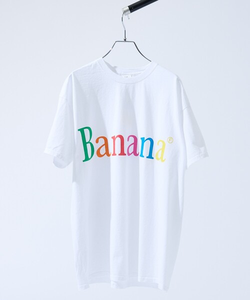 byeA.（バイエー）の「【byeA. / バイエー】NOT APPLE TEE BANANA / ノットアップルTシャツ / バナナ / 半袖Tシャツ / ユニセックス（Tシャツ/カットソー・メンズ・ブラック/ホワイト・L/XL）」の3枚目の写真