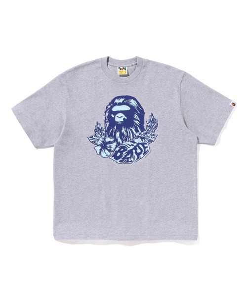 A BATHING APE（アベイシングエイプ）の「RESORT APE HEAD RELAXED FIT TEE（Tシャツ/カットソー・メンズ・グレー/ブラック/ホワイト・SMALL/MEDIUM/LARGE/XX-LARGE/X-LARGE）」の3枚目の写真