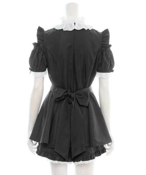 Secret Honey(シークレットハニー)の「ヨークレースアップセットアップ(セットアップ・レディース・ブラックミックス/ブラック・MEDIUM)」の8枚目の写真