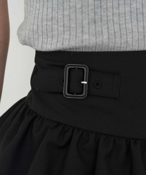 OLIVE des OLIVE（オリーブデオリーブ）の「【Belle Charme】Color Block Tiered Skirt（スカート・レディース・ベージュ/グレー/ブラック・FREE）」の18枚目の写真
