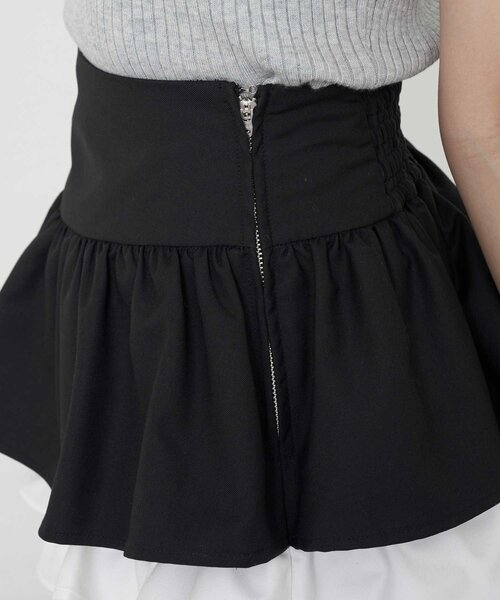 OLIVE des OLIVE（オリーブデオリーブ）の「【Belle Charme】Color Block Tiered Skirt（スカート・レディース・ベージュ/グレー/ブラック・FREE）」の20枚目の写真