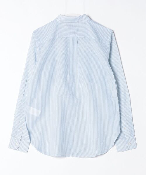 LAUREN RALPH LAUREN(ローレン ラルフ ローレン)の「クラシック フィット ストライプド コットン ボイル シャツ(シャツ/ブラウス・レディース・ブルー・S/XS/M)」の2枚目の写真
