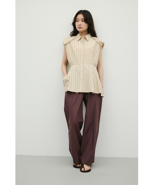 STYLEMIXER(スタイルミキサー)の「バルーンスリーブフレアシャツ(シャツ/ブラウス・レディース・ベージュ系その他/ブルー系その他/ホワイト・FREE)」の14枚目の写真