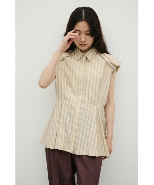 STYLEMIXER(スタイルミキサー)の「バルーンスリーブフレアシャツ(シャツ/ブラウス・レディース・ベージュ系その他/ブルー系その他/ホワイト・FREE)」の17枚目の写真