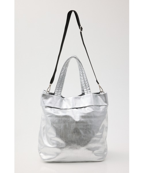 SHEL'TTER ORIGINAL(シェルターオリジナル)の「ソフトワッシャービッグバッグ(ショルダーバッグ・レディース・ブラック/シルバー・FREE)」の11枚目の写真