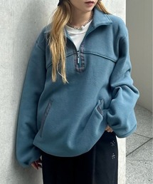 Ameri(�A����)��HALF ZIP FLEECE TOPS(T�V���c/�J�b�g�\�[)