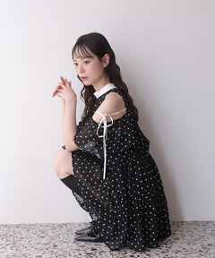 セール】CAMILLE DOT JACQUARD DRESS（ワンピース）｜EIMY ISTOIRE