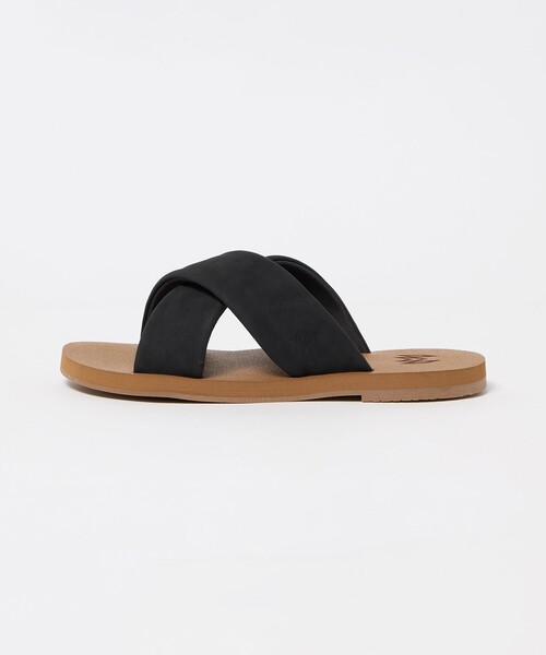 Steven Alan(スティーブンアラン)の「<MALVADOS>ELLIE CROSS/サンダル(サンダル・レディース・ブラック・7/6)」の1枚目の写真